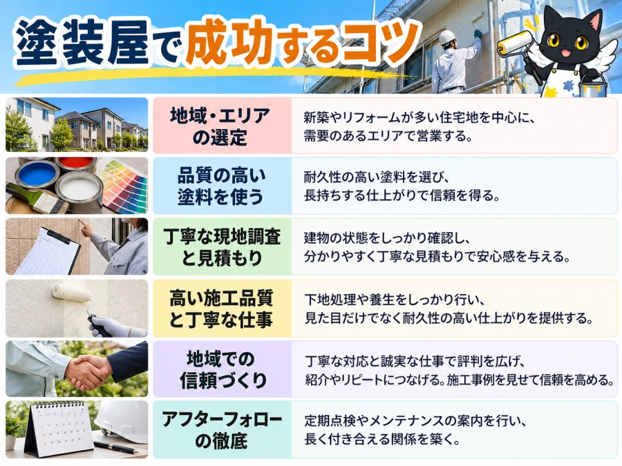 塗装屋の開業で成功するコツ