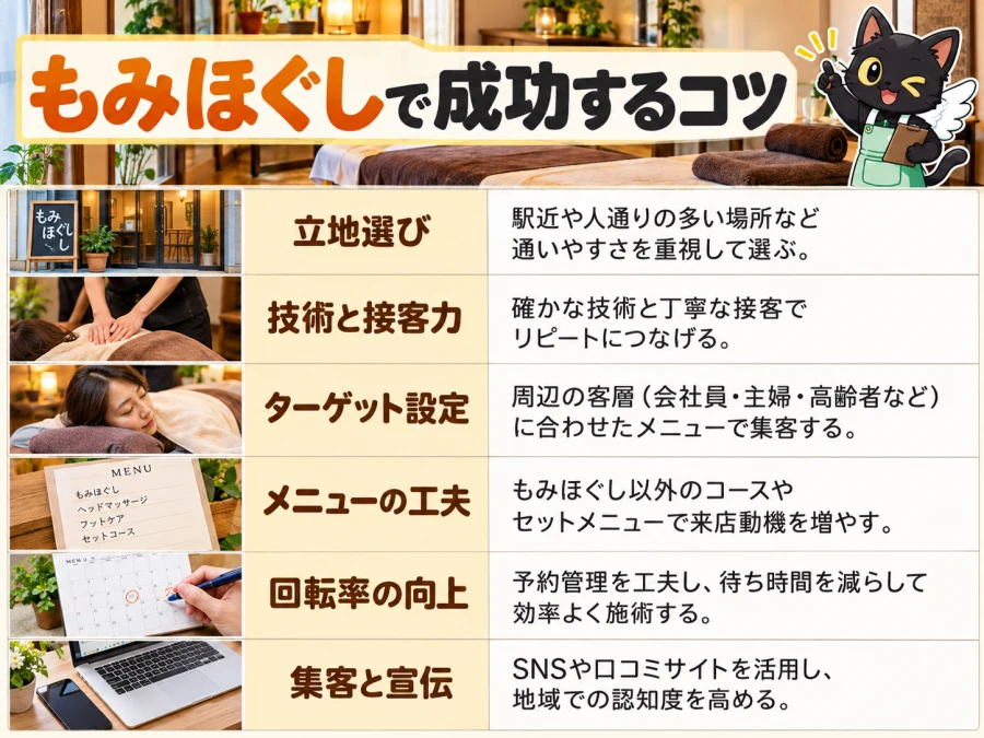 安心して通えるリラクゼーション運営の業種別運営ポイント