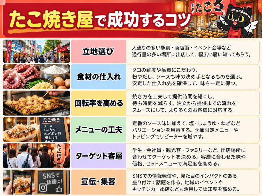 焼きたての魅力を売上につなぐの業種別運営ポイント