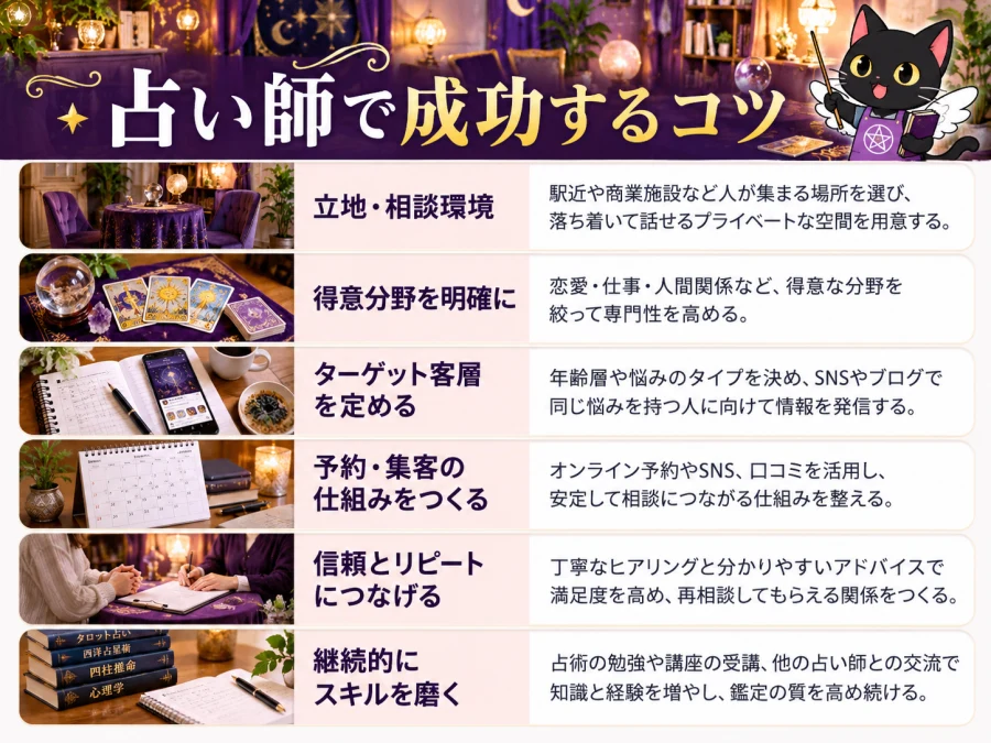 選ばれる占いサービスの組み立ての業種別運営ポイント