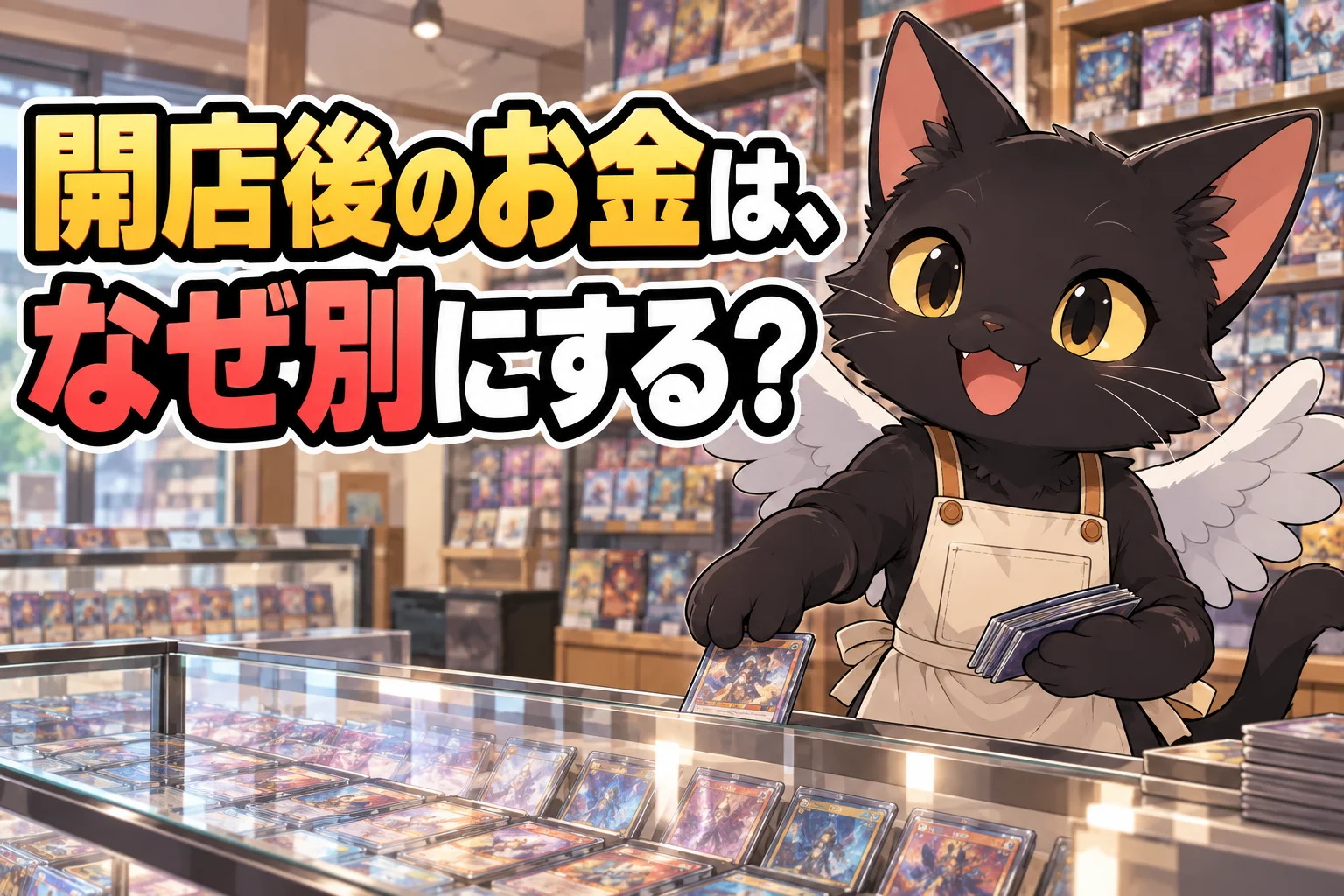 開店後のお金は、なぜ別にする？