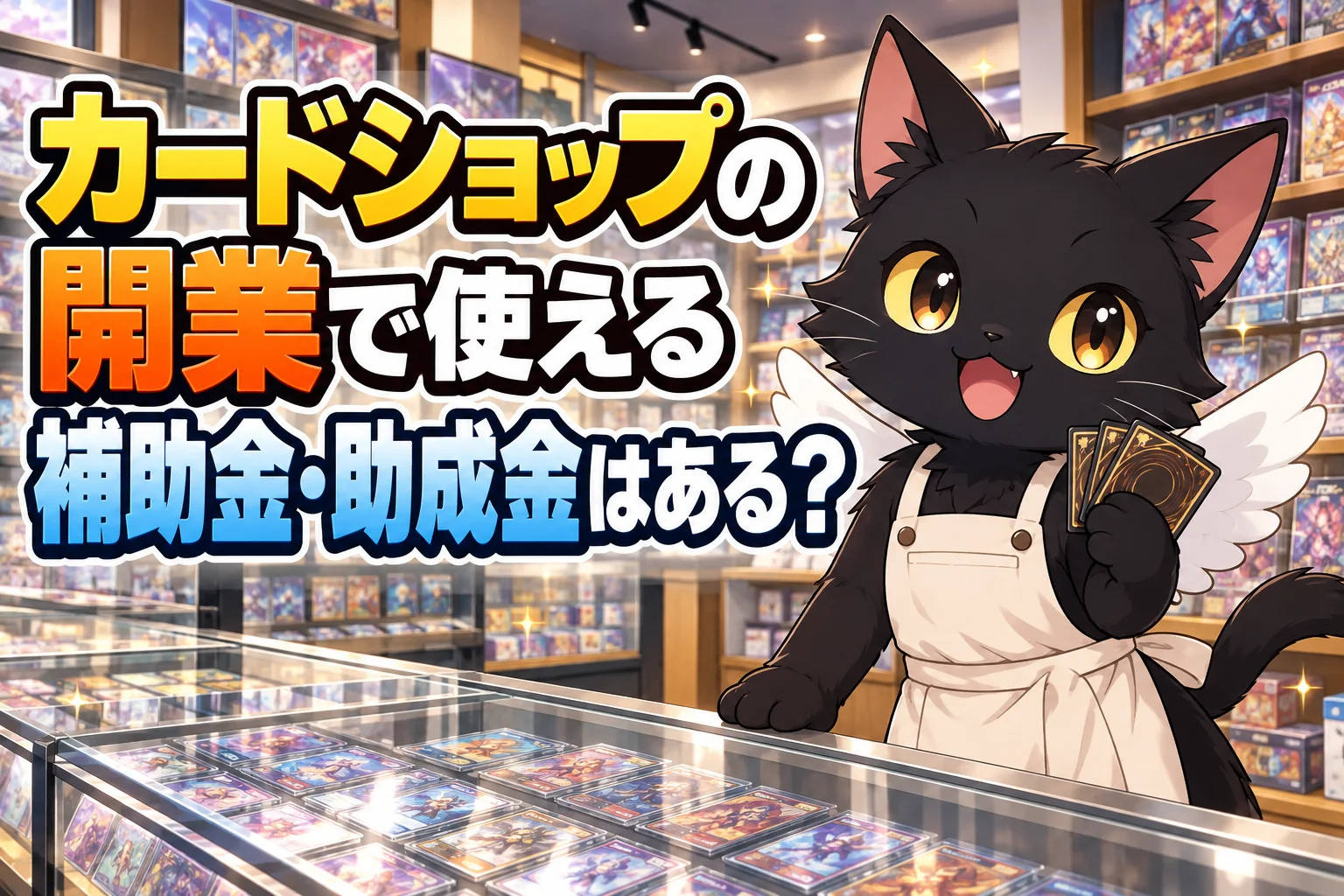 カードショップの開業で使える補助金・助成金はある？
