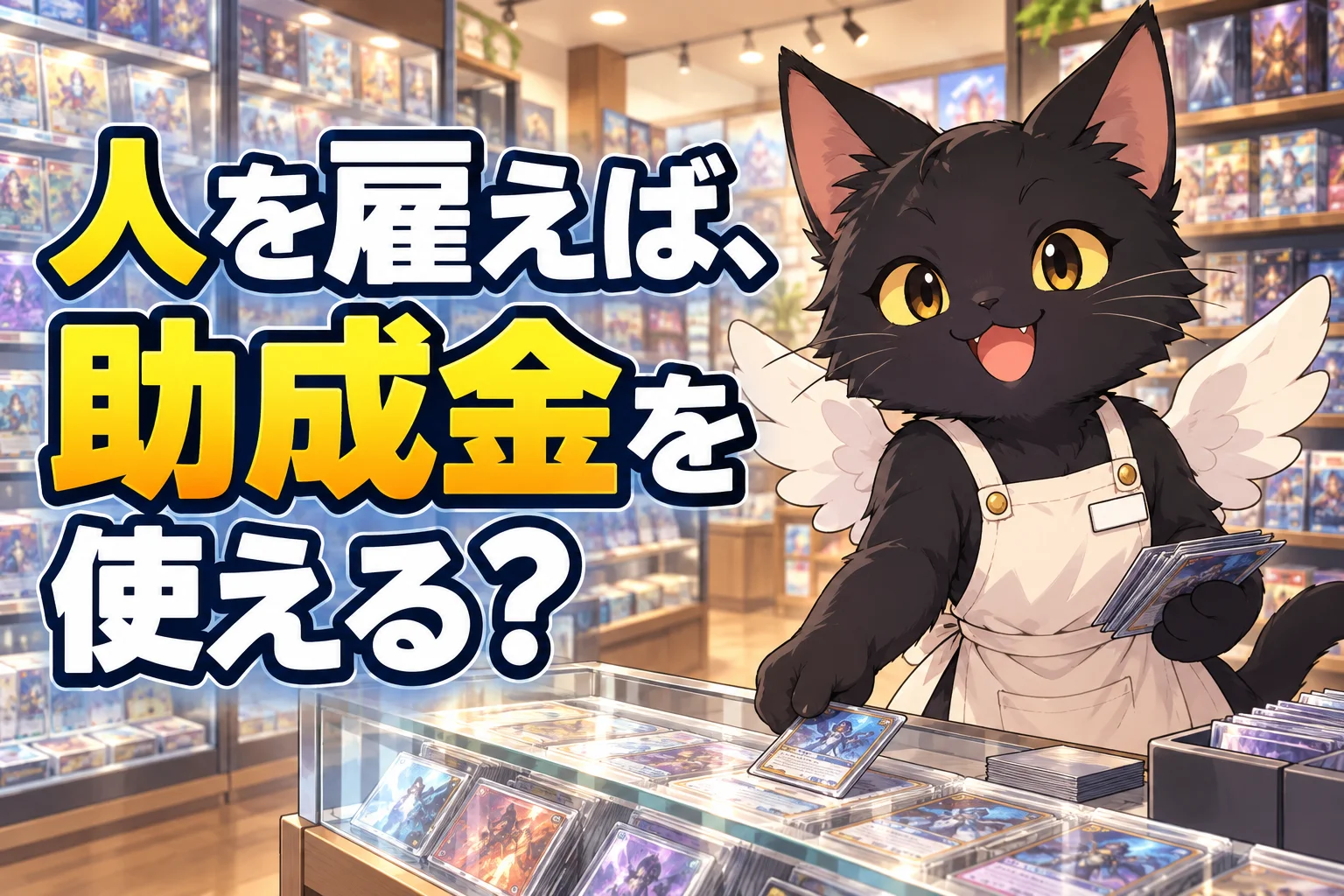 人を雇えば、助成金を使える？