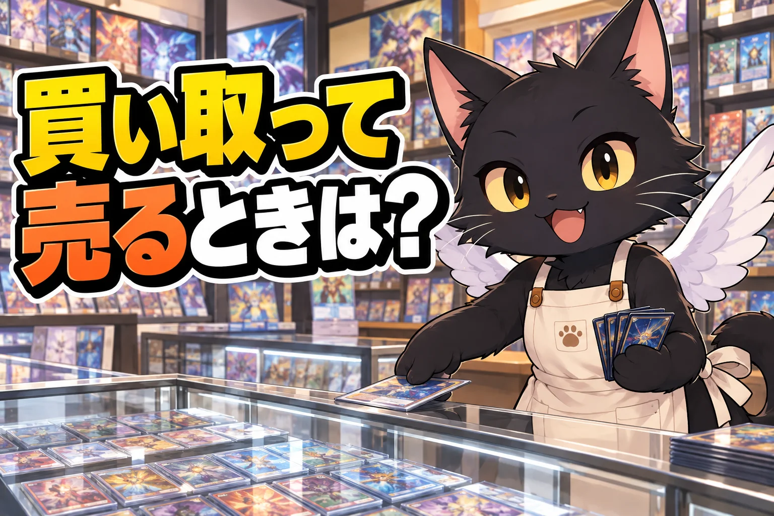買い取って売るときは？