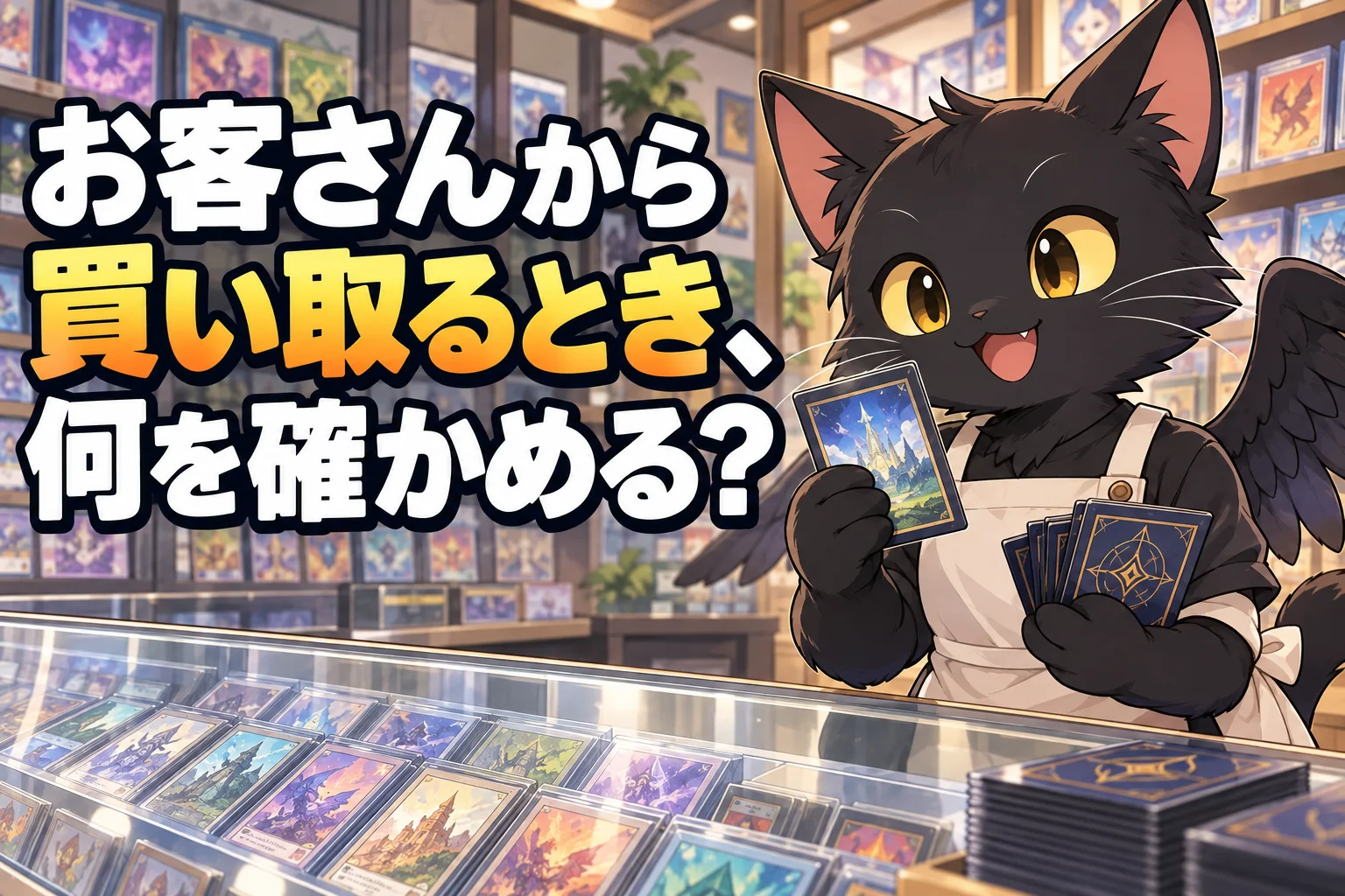お客さんから買い取るとき、何を確かめる？
