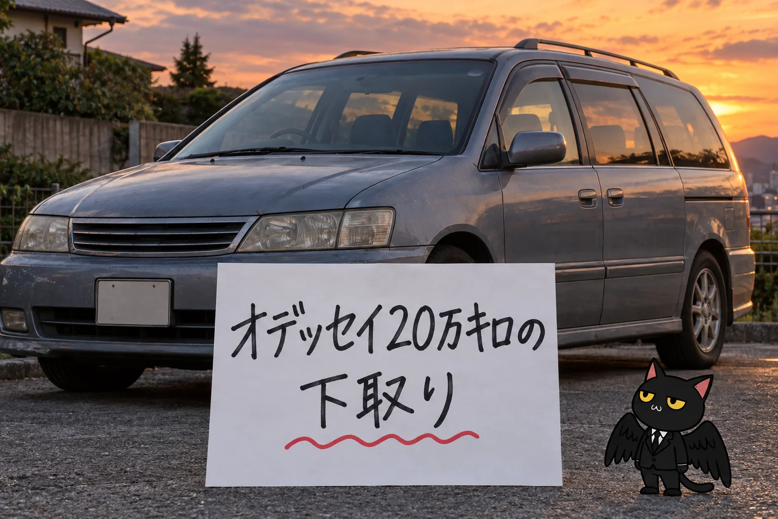 オデッセイ20万キロの下取り