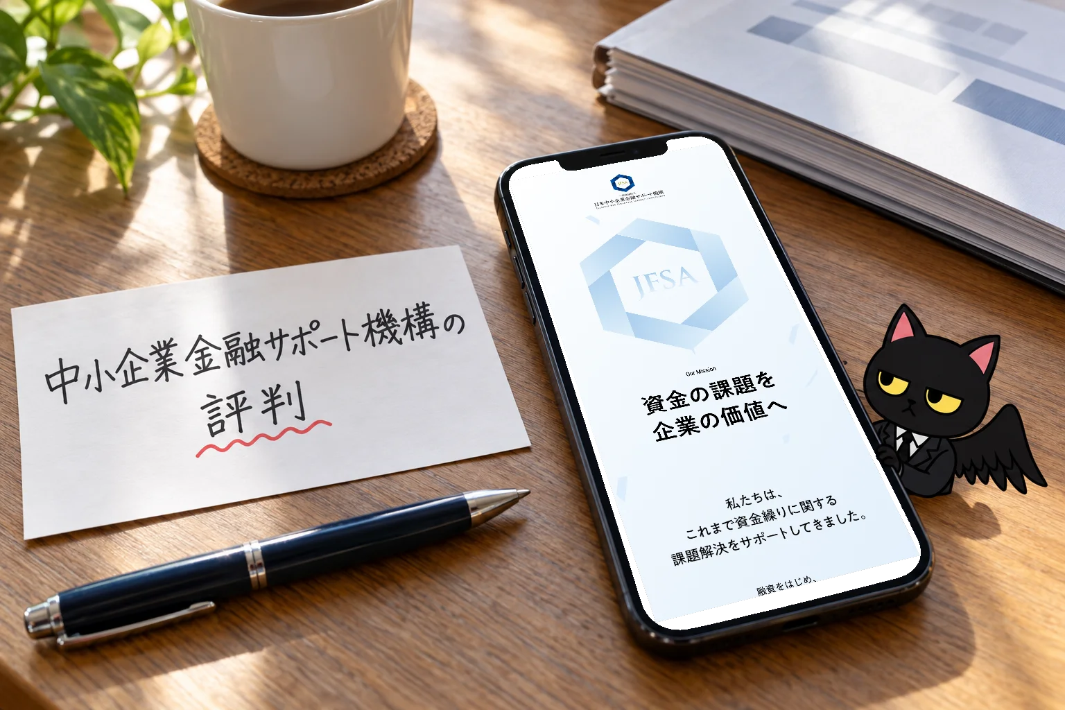 中小企業金融サポート機構の評判