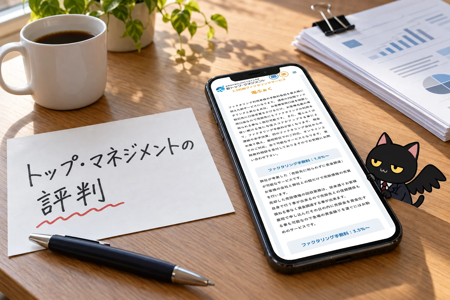 トップ・マネジメントの評判