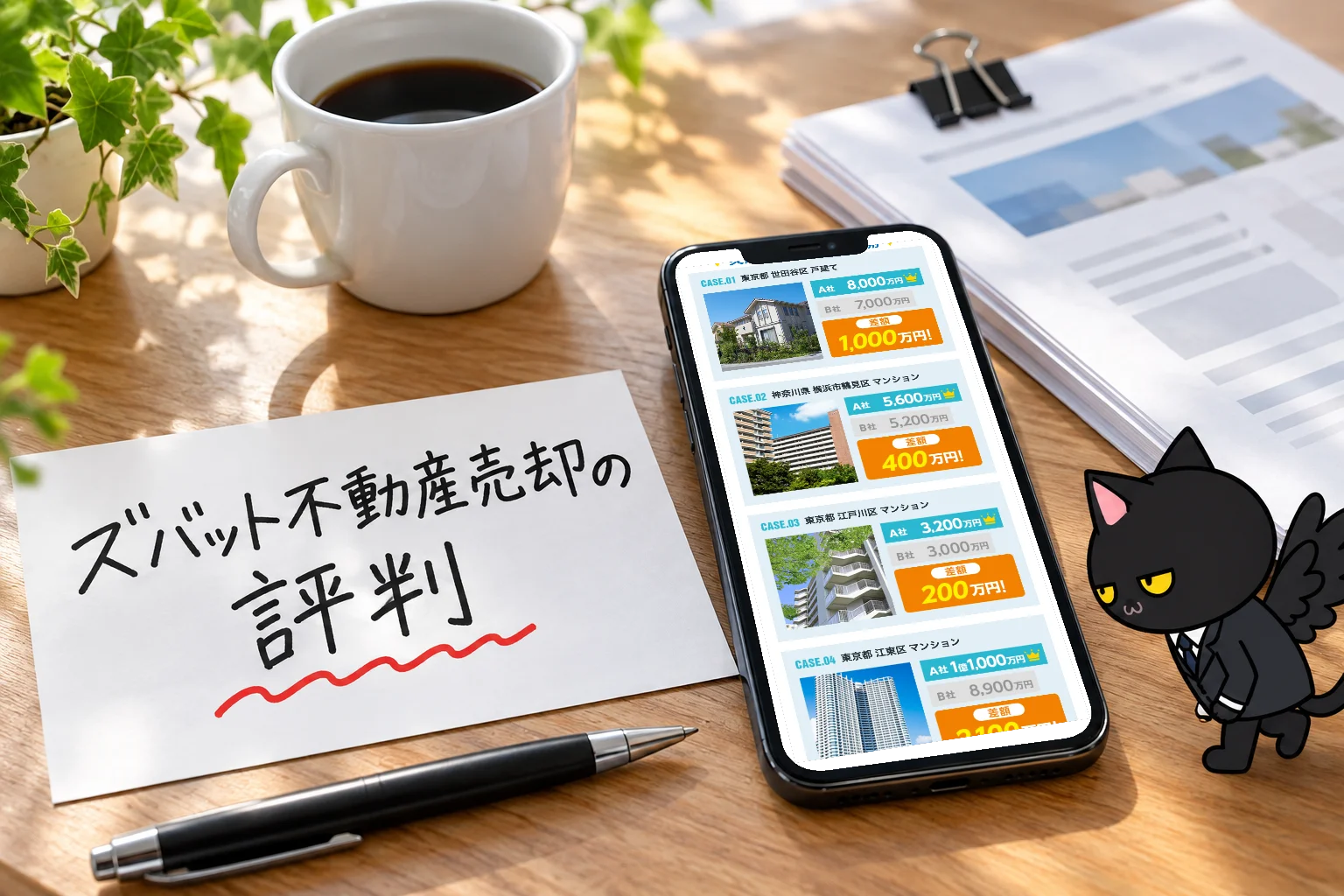 ズバット不動産売却の評判